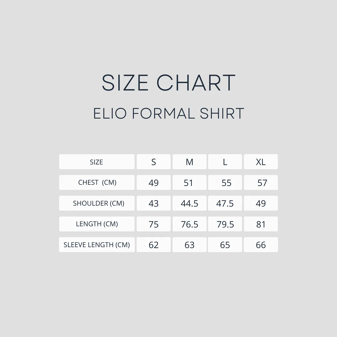 Elio Formal Shirt - White Button-Down Collar