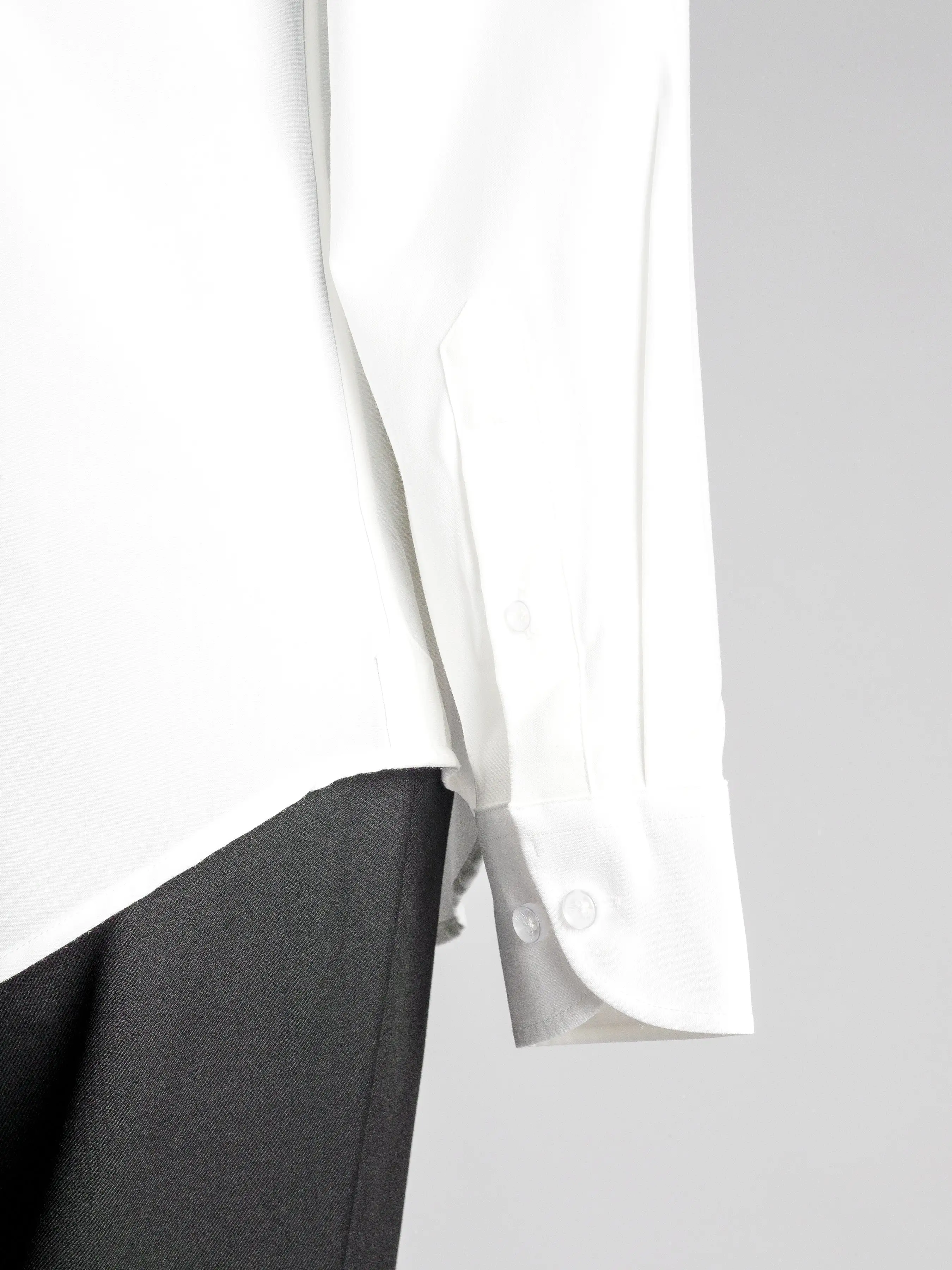 Elio Formal Shirt - White Button-Down Collar