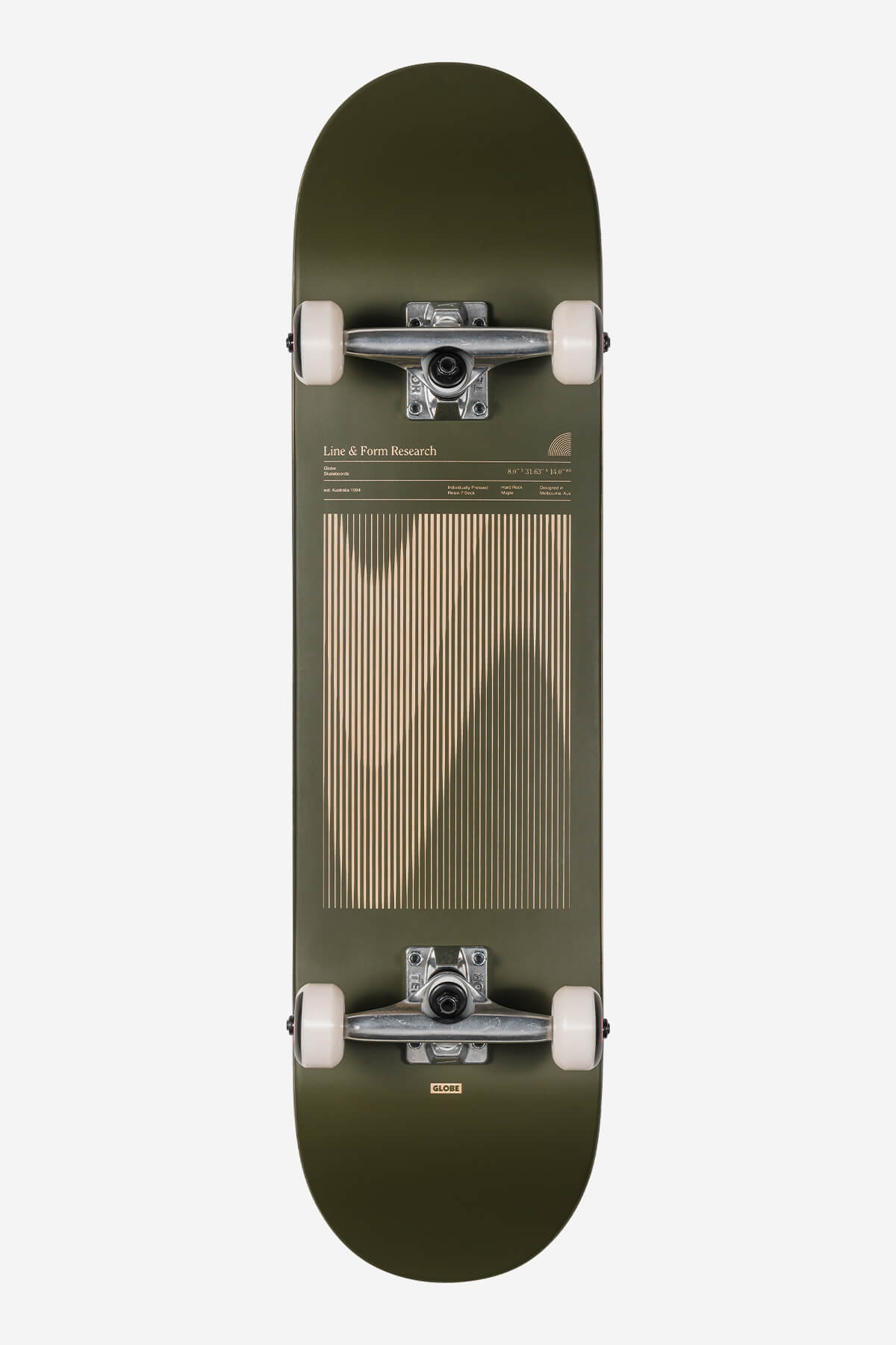 G1 Lineform - Olive - 8.0 Complete Skateboard