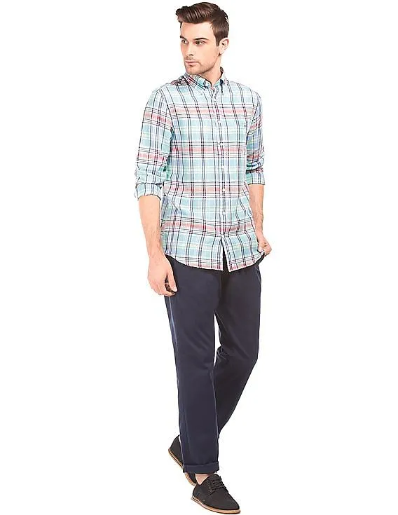 Gant Madras Plaid Linen Cotton Shirt