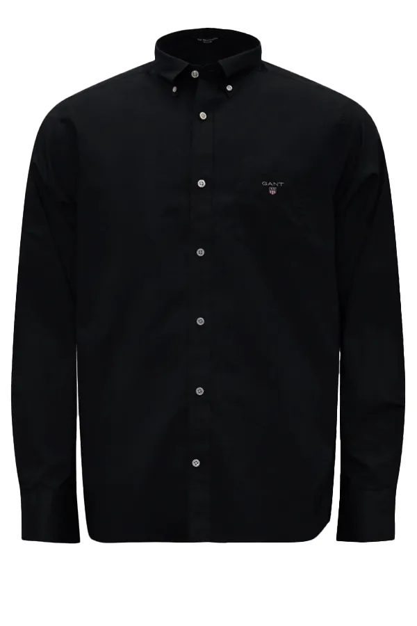 GANT Regular Broadcloth Shirt Black