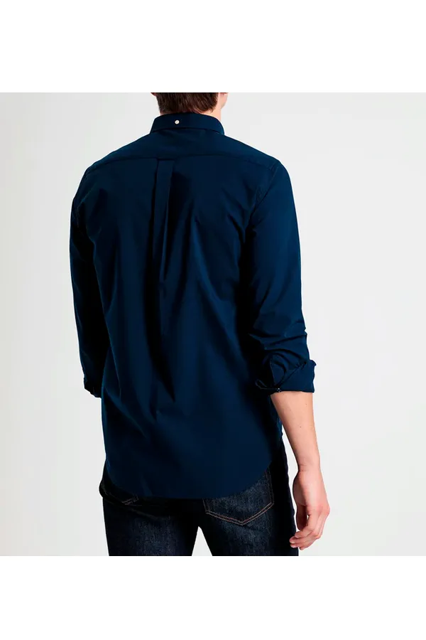 GANT Regular Broadcloth Shirt Navy