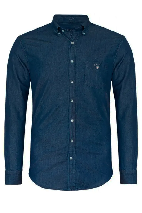 GANT Regular Denim Shirt Indigo