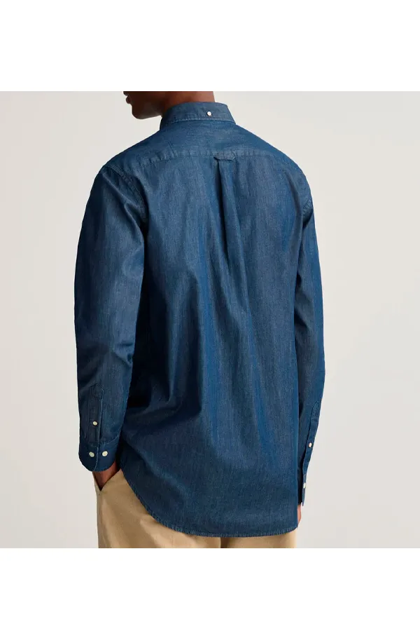 GANT Regular Denim Shirt Indigo