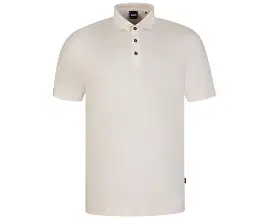 Hugo Boss 50474012 Press 53 Regular Fit Polo Shirt Off White