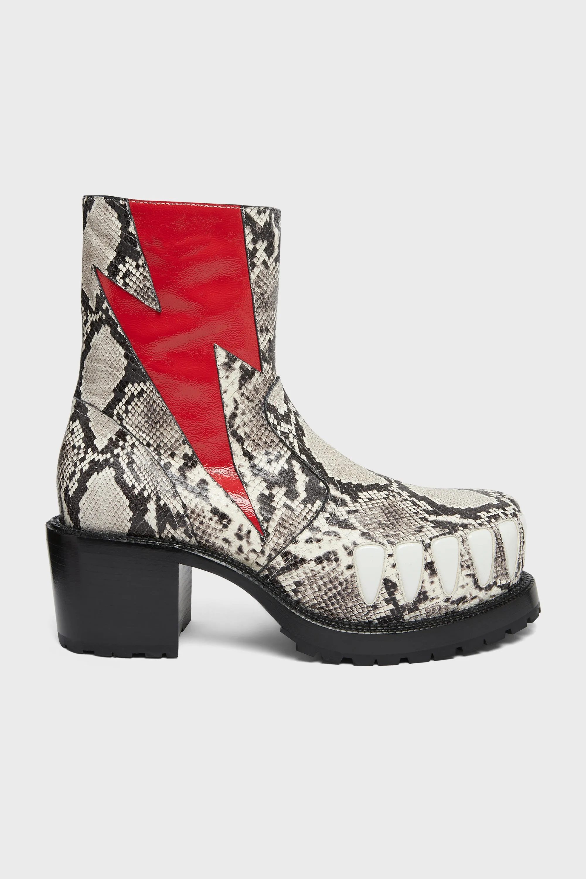 HYPER GLAM BOOTS CAMEL SNAKE/FLAME SCARLET