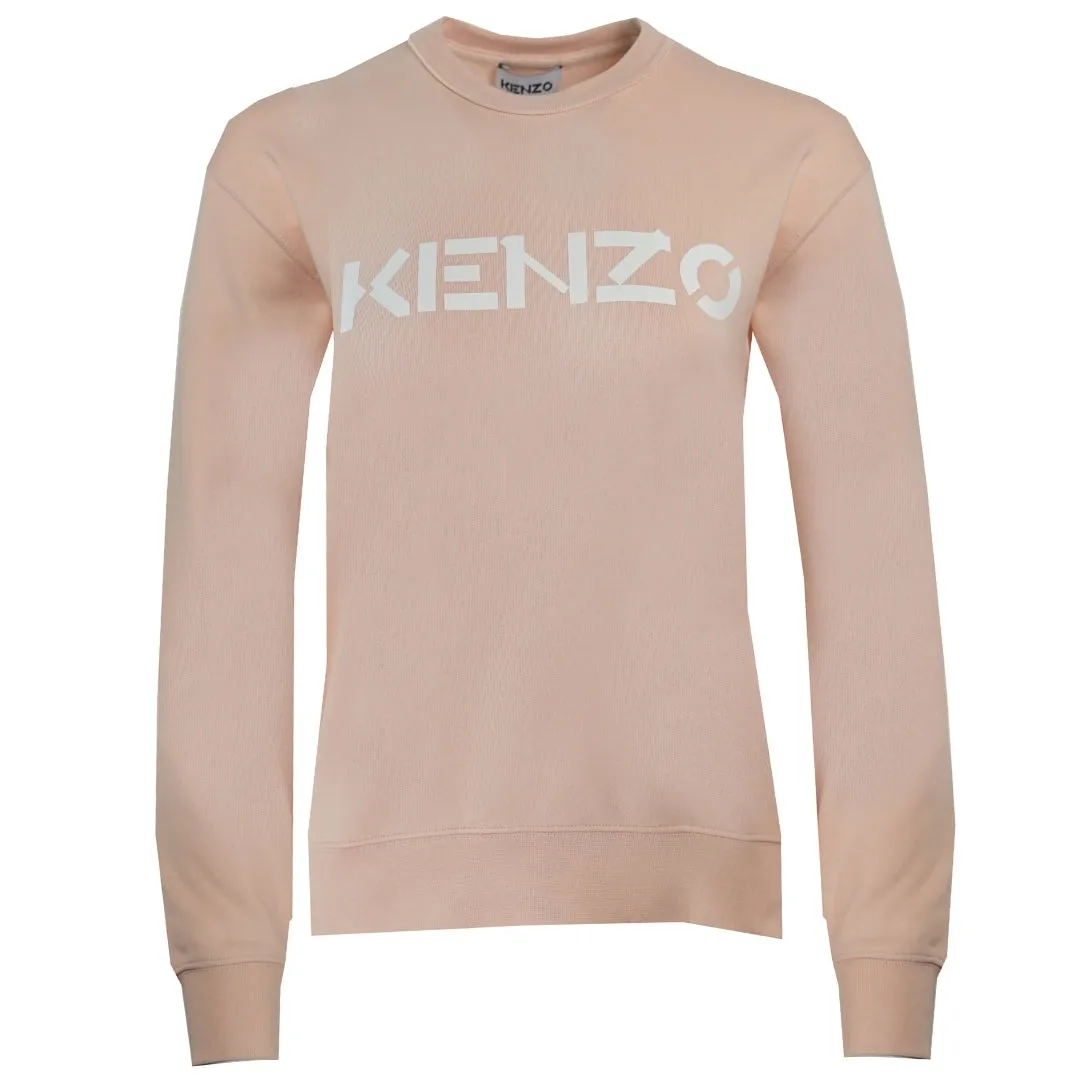 Kenzo Classic Logo Pink Womens Jumper