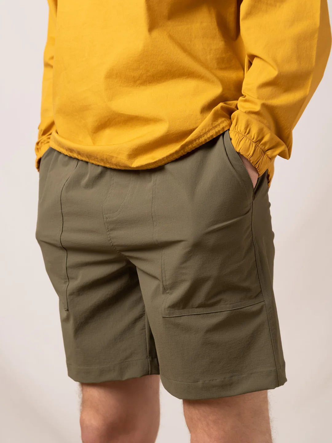 KESTIN Pease Short in Light Olive Japanese Cordura® Ripstop