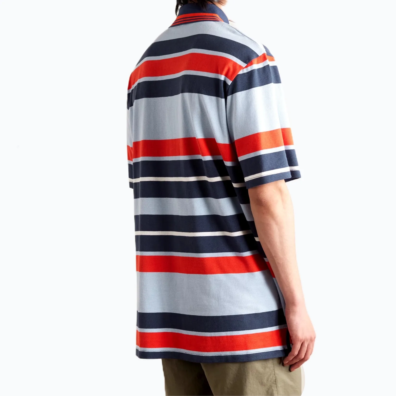 LOEWE  |Stripes Linen Blended Fabrics Cotton Short Sleeves Logo