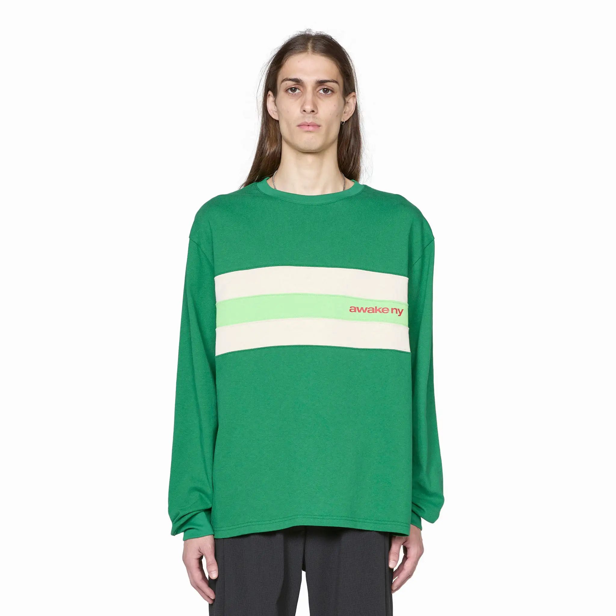 Longsleeve Stripe Shirt Green