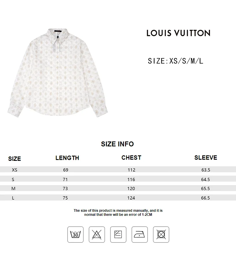 Louis Vuitton 23ss new all over letter print long sleeve shirt 6.26