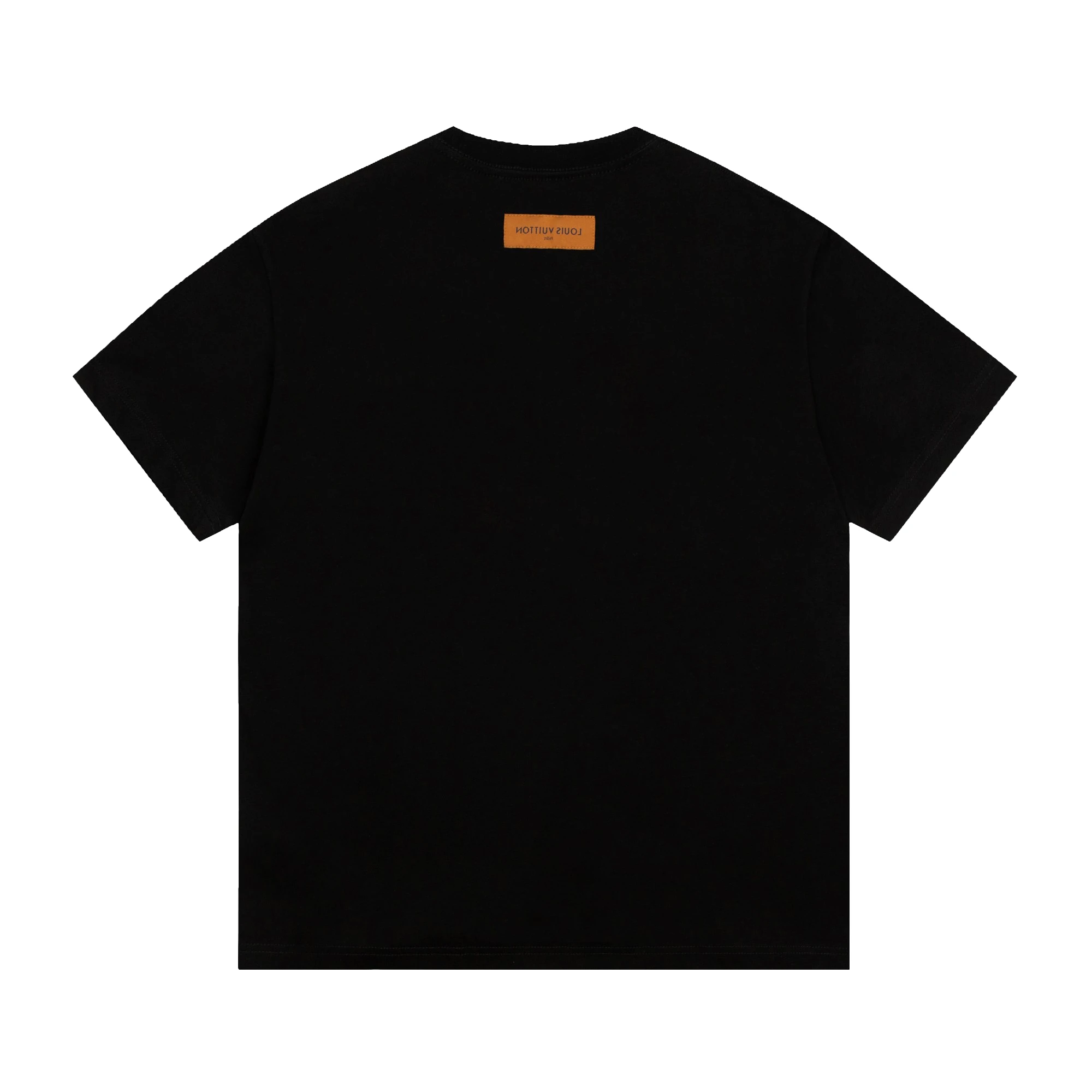 Louis Vuitton 23ss Resort Summer Limited Collection Chain Embroidery Short Sleeve T-Shirt Black 6.14