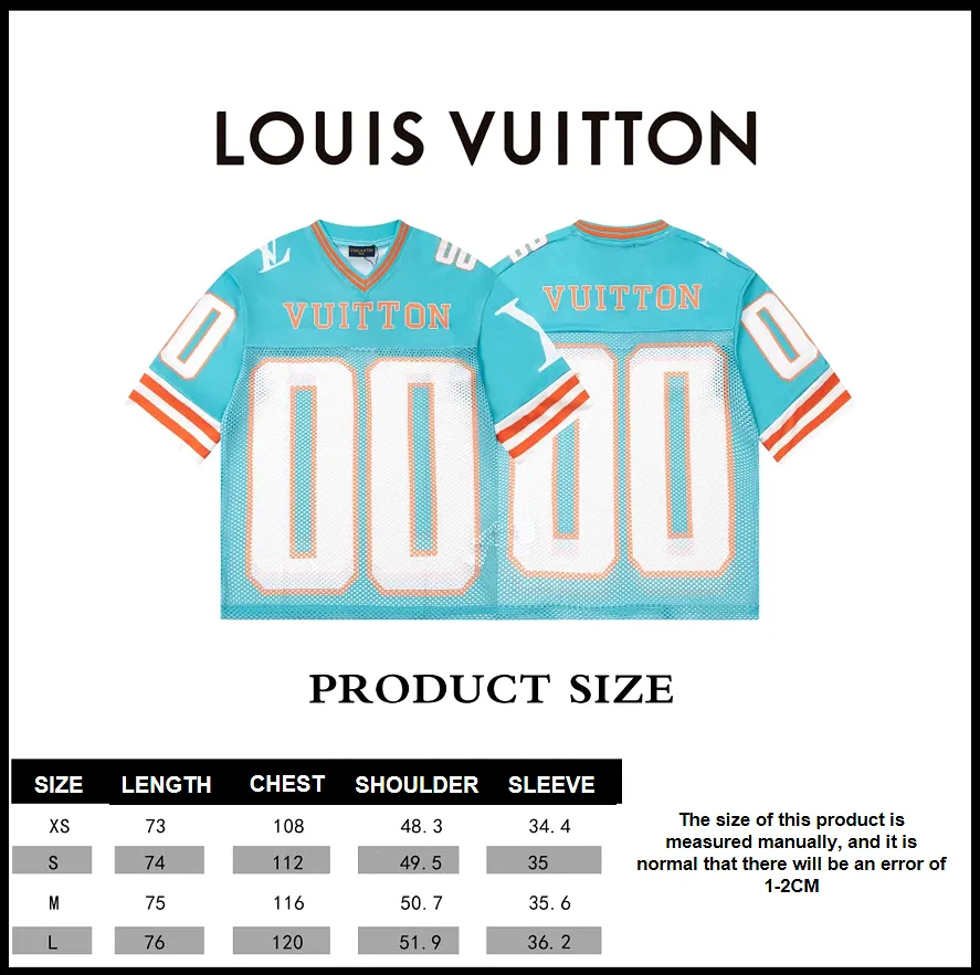 Louis Vuitton 23SS three-dimensional inkjet printing process large logo short-sleeved T-shirt 7.4