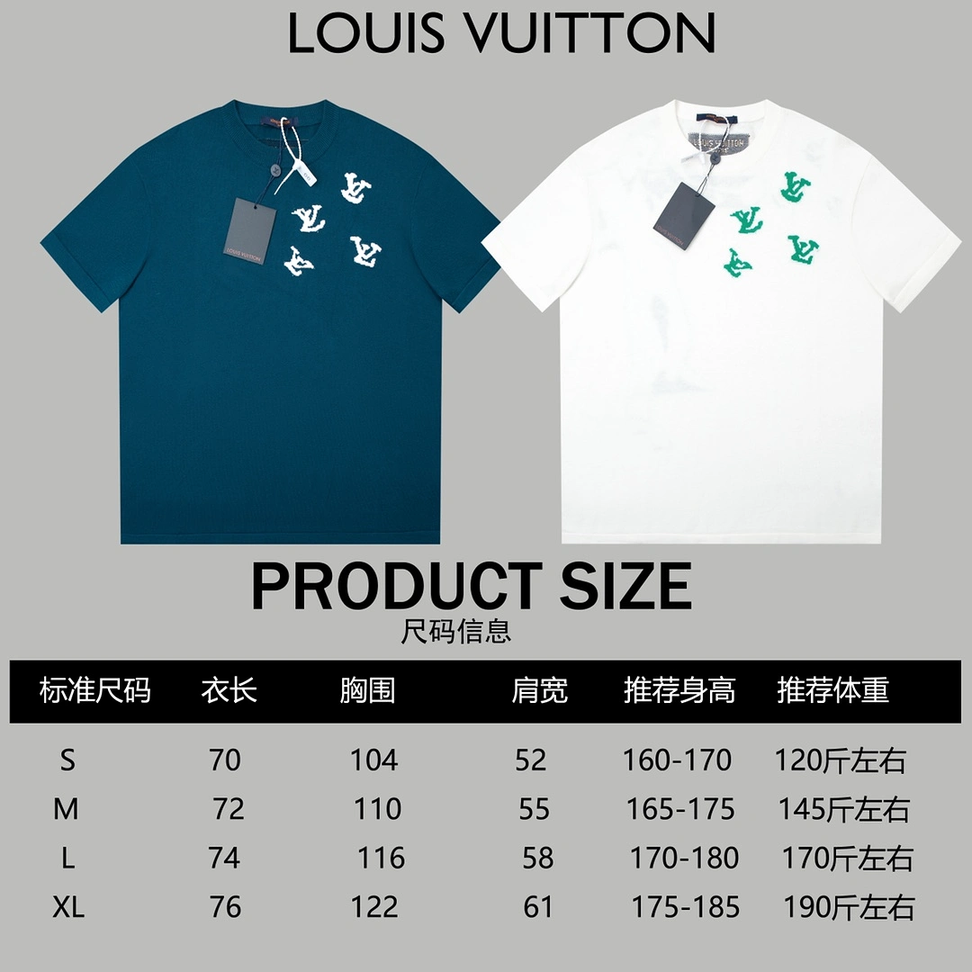 Louis Vuitton 24SS Instrument player short-sleeved T-shirt deep blue 1.16