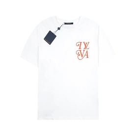 Louis Vuitton European Music Festival Series logo short-sleeved T-shirt Orange 1.3