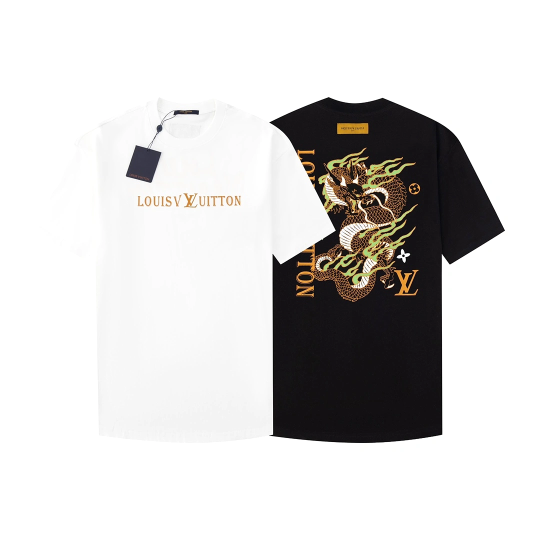 Louis Vuitton Year of the Dragon limited-edition short-sleeved T-shirt Black 1.22