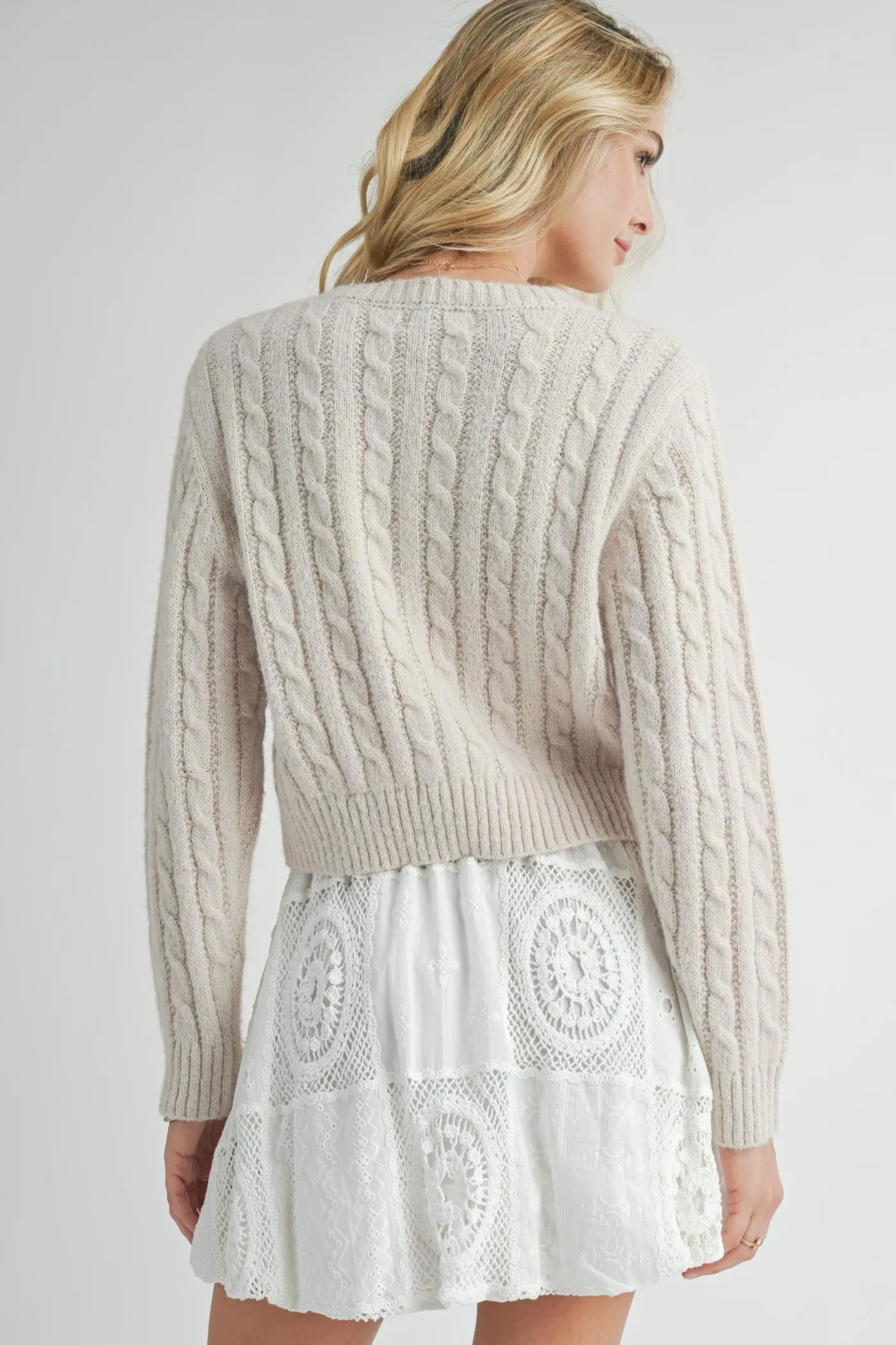 Lulu Embroidered Daisy Sweater