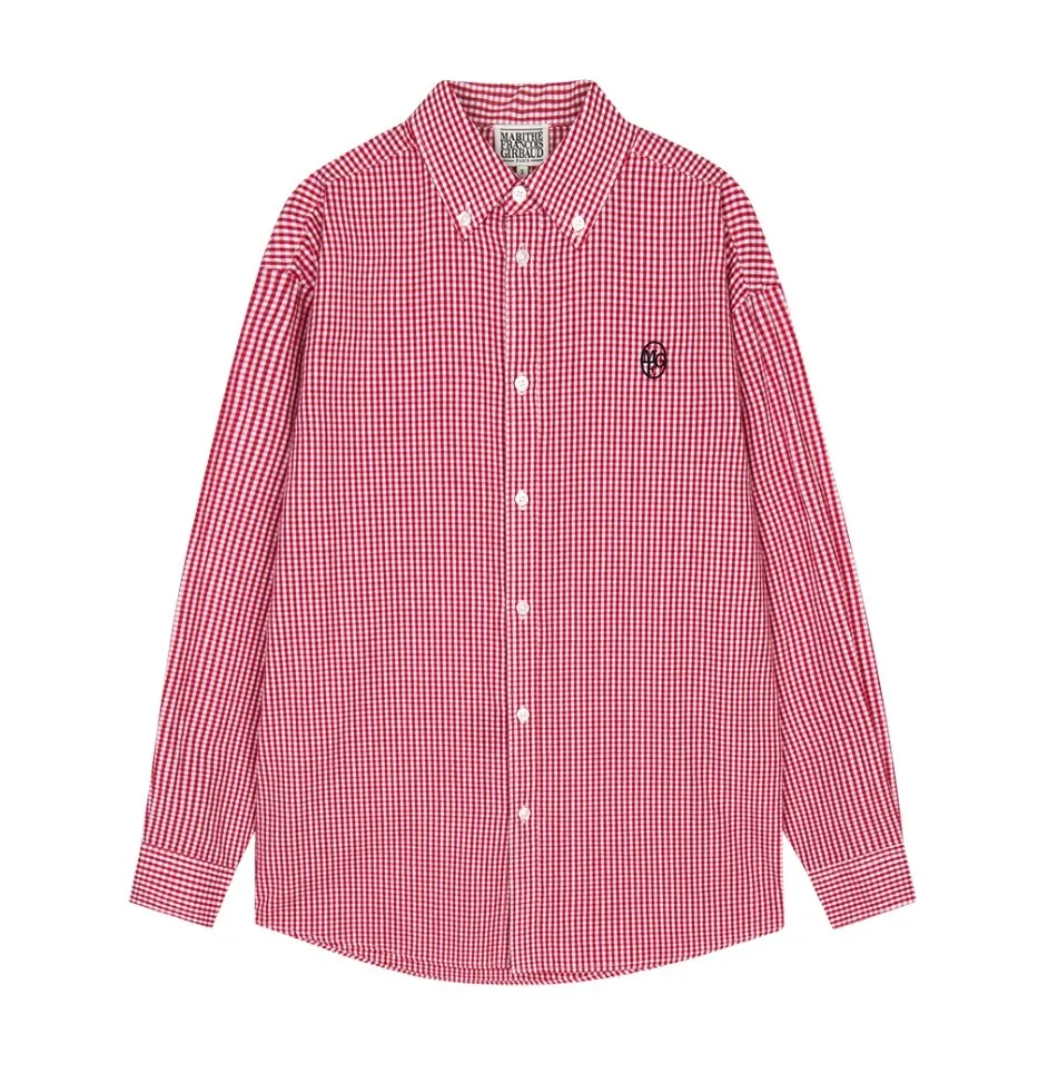 Marithe + Francois Girbaud  |[MARITHE]★GINGHAM CHECK SHIRT