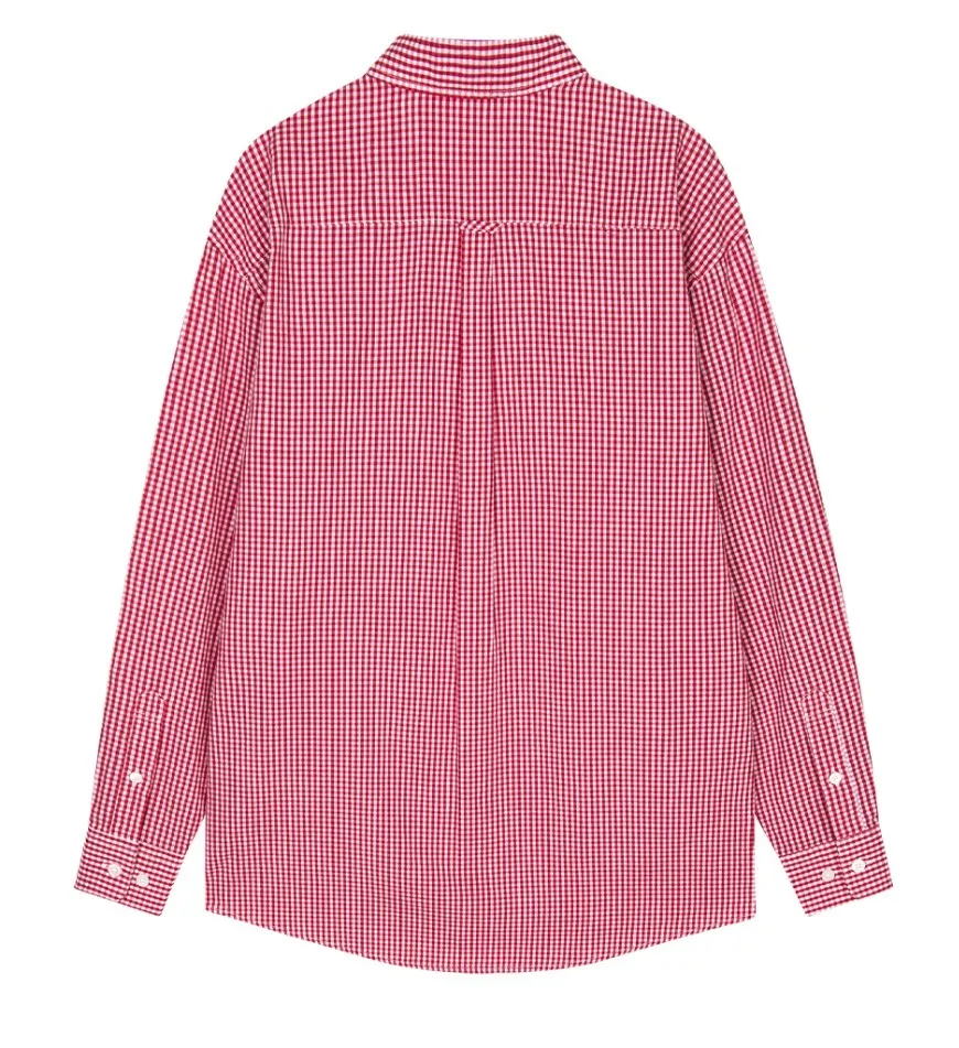 Marithe + Francois Girbaud  |[MARITHE]★GINGHAM CHECK SHIRT