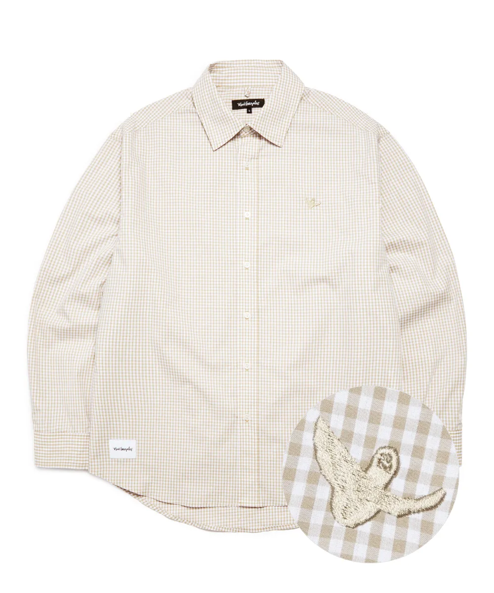 Mark Gonzales  |[MARK GONZALES]★24SS★ ANGEL GINGHAM CHECK SHIRT