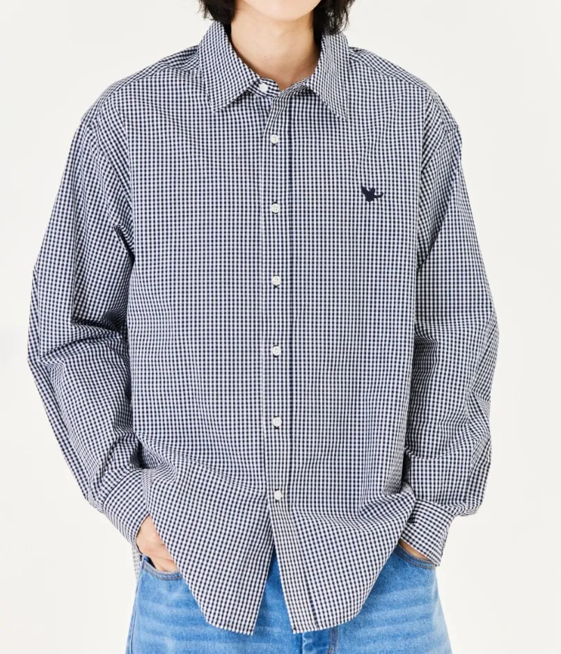 Mark Gonzales  |[MARK GONZALES]★24SS★ ANGEL GINGHAM CHECK SHIRT