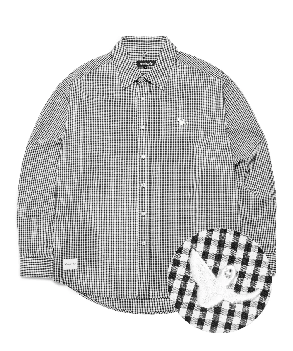 Mark Gonzales  |[MARK GONZALES]★24SS★ ANGEL GINGHAM CHECK SHIRT