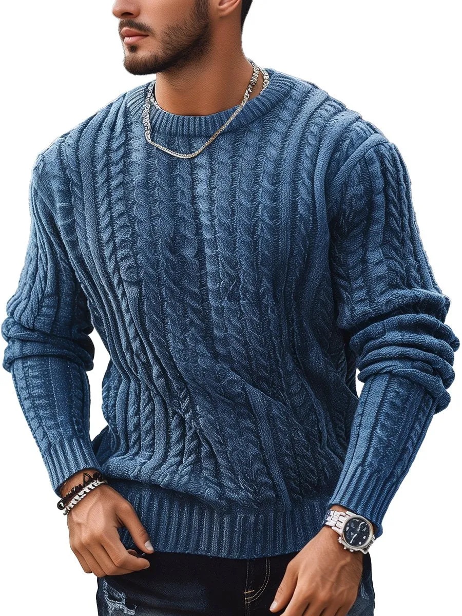 Men's Crew Neck Knit Sweater