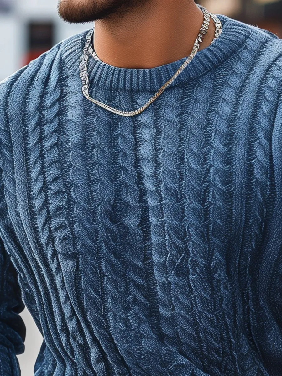 Men's Crew Neck Knit Sweater