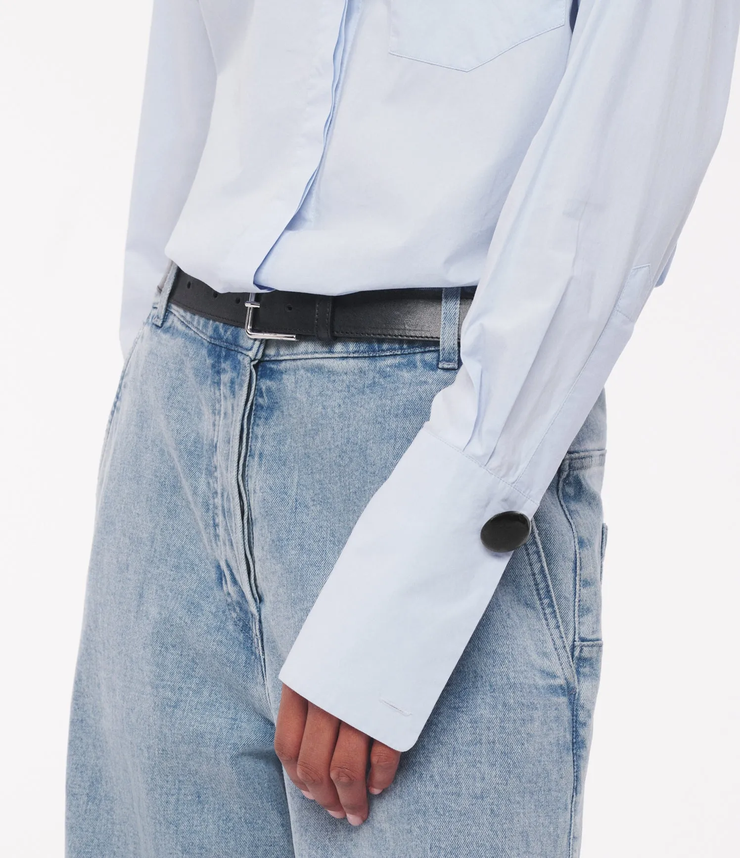 Mens Shirt With Glass Cufflinks