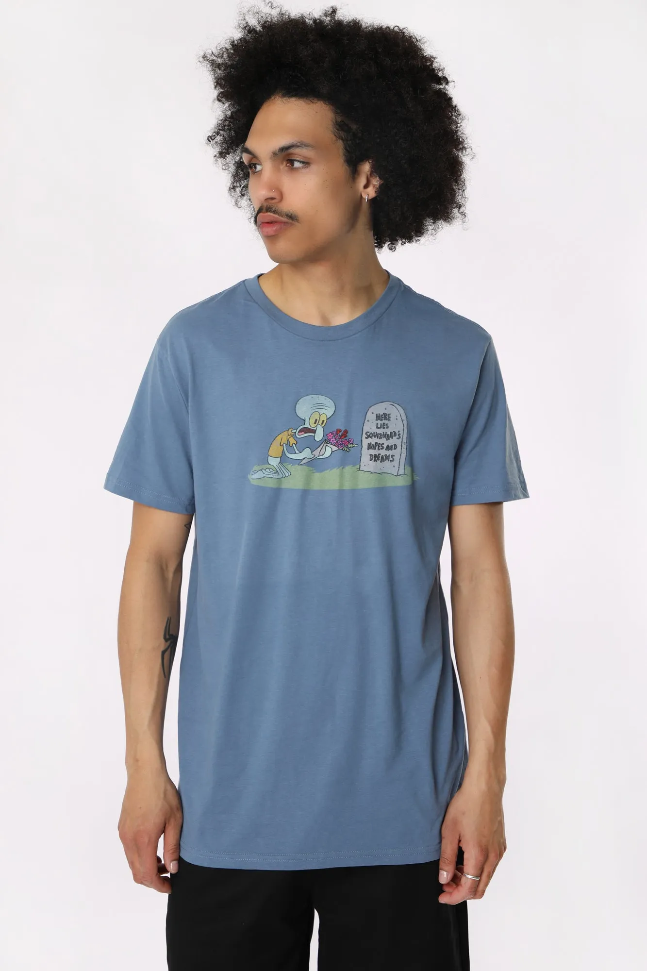 Mens SpongeBob SquarePants Squidward T-Shirt