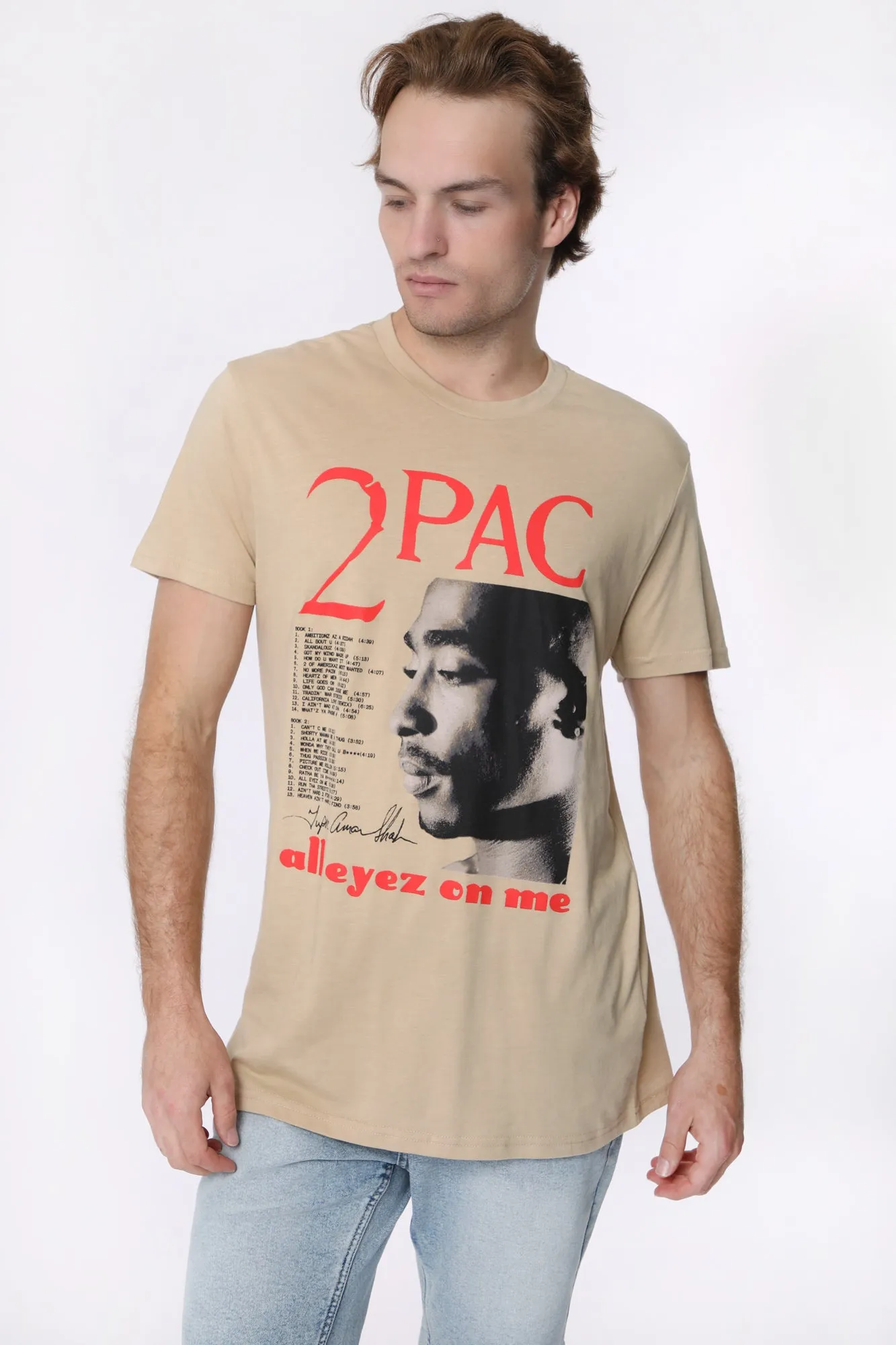 Mens Tupac T-Shirt