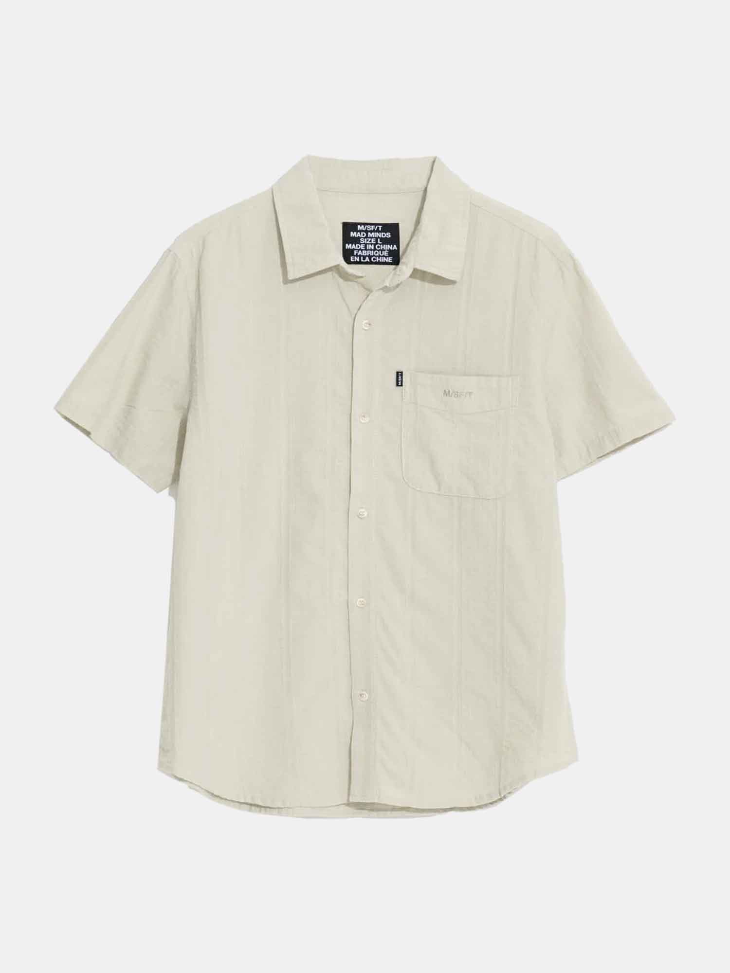 Misfit Suncut S/S Shirt - Light Artichoke