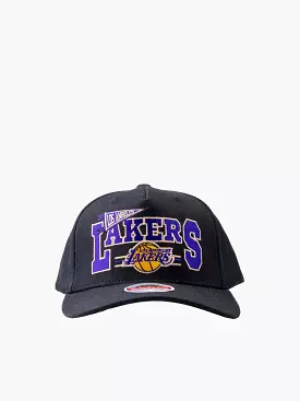 Mitchell & Ness Los Angeles Lakers Pennant Stretch Snapback - Black