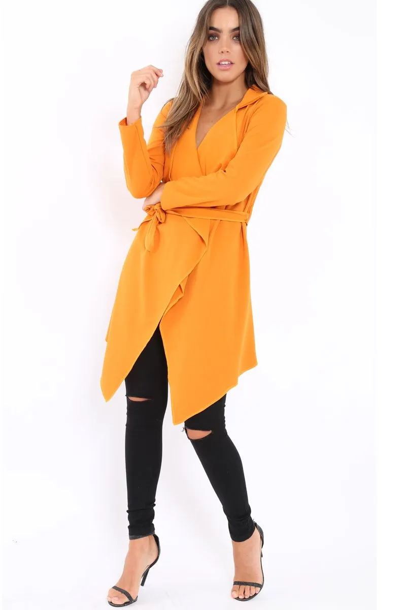 Mustard Waterfall Frill Jacket - Bexley