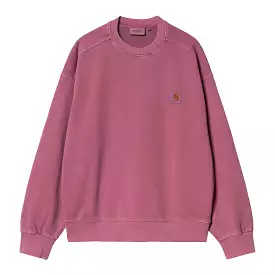 NELSON SWEAT MAGENTA GARMENT DYED