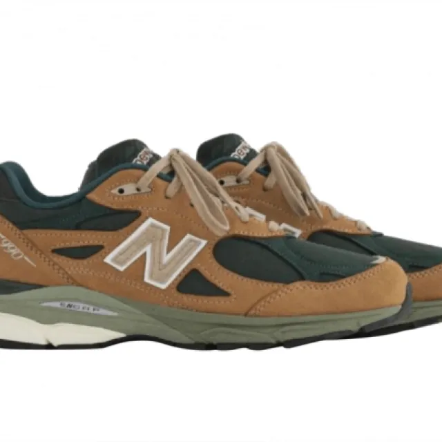 New balance 990v3 made in usa brown olive