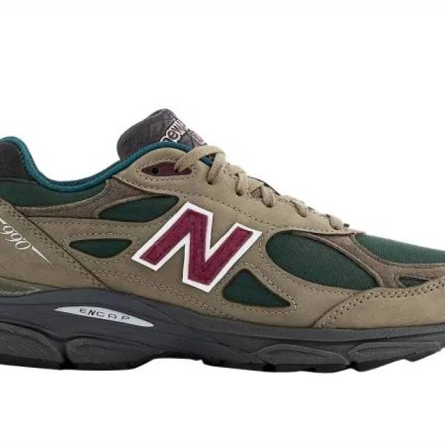 New balance 990v3 made in usa olive green