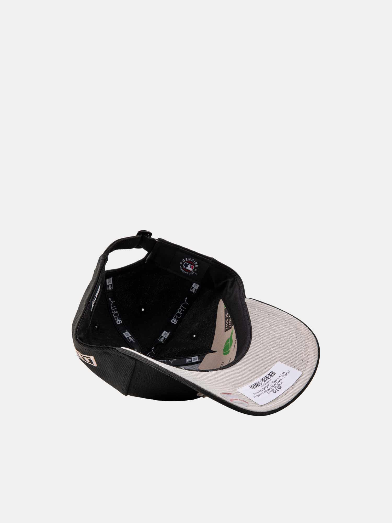 New Era 9FORTY Repreve Los Angeles Dodgers Strapback - Black / Cream