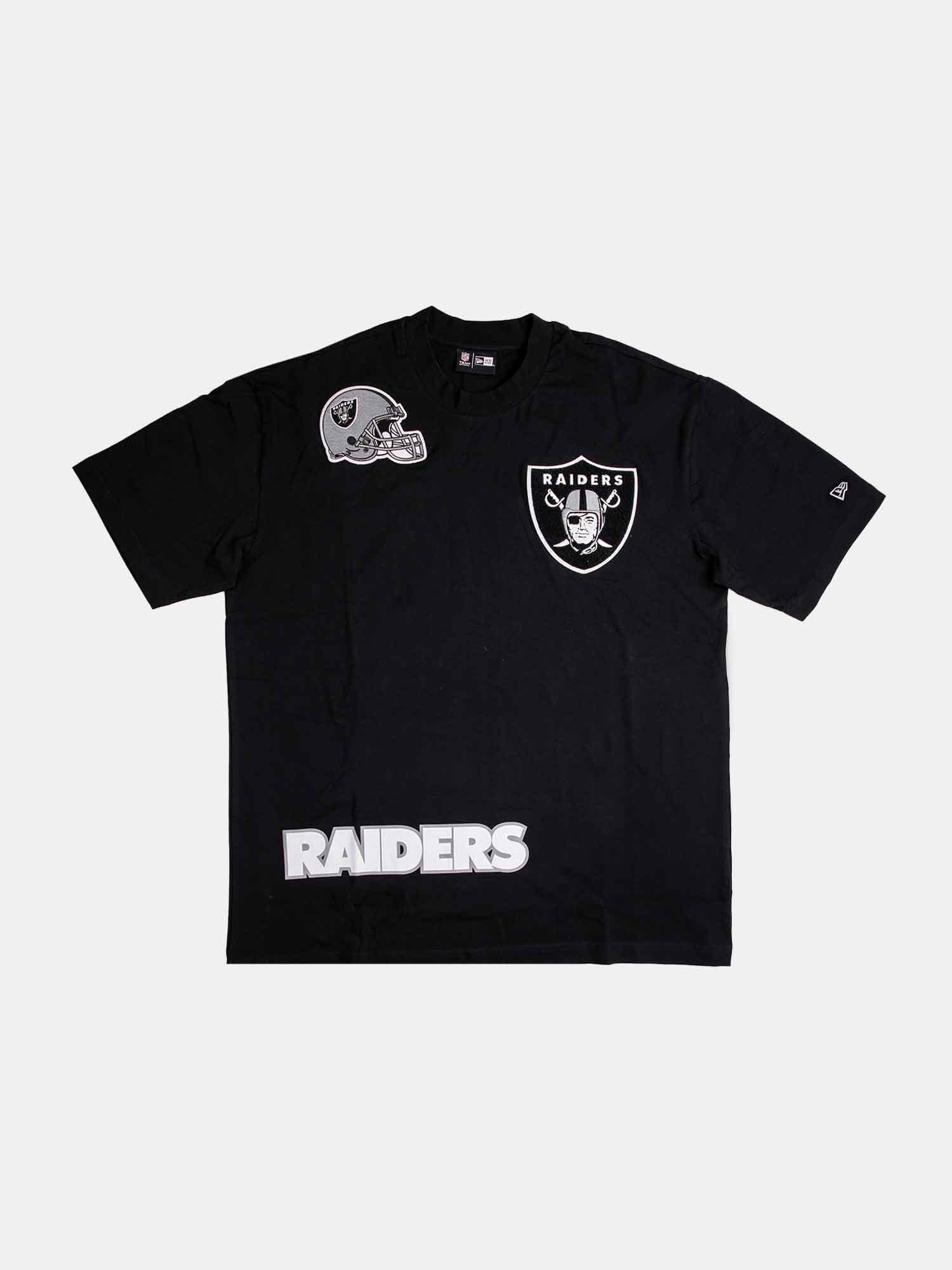 New Era Las Vegas Raiders Applique Oversize Tee - Black