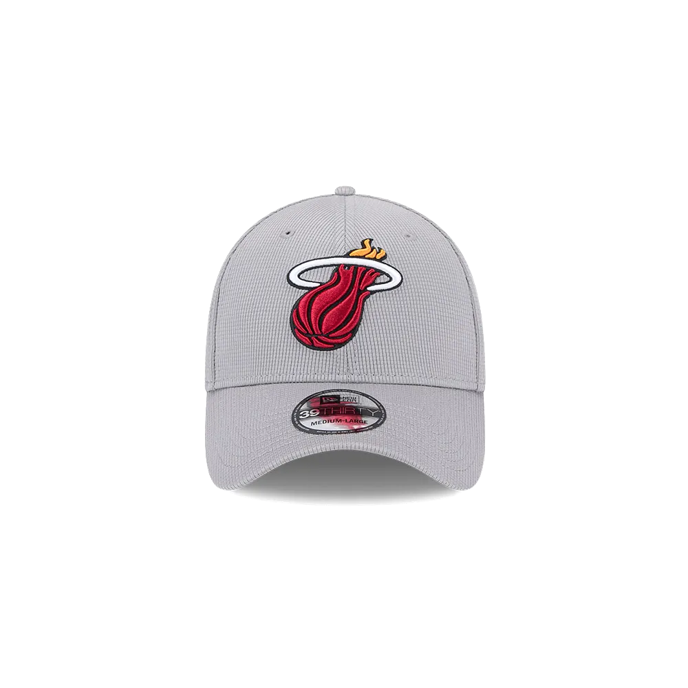 New Era Miami HEAT Grey Flex Fit Hat