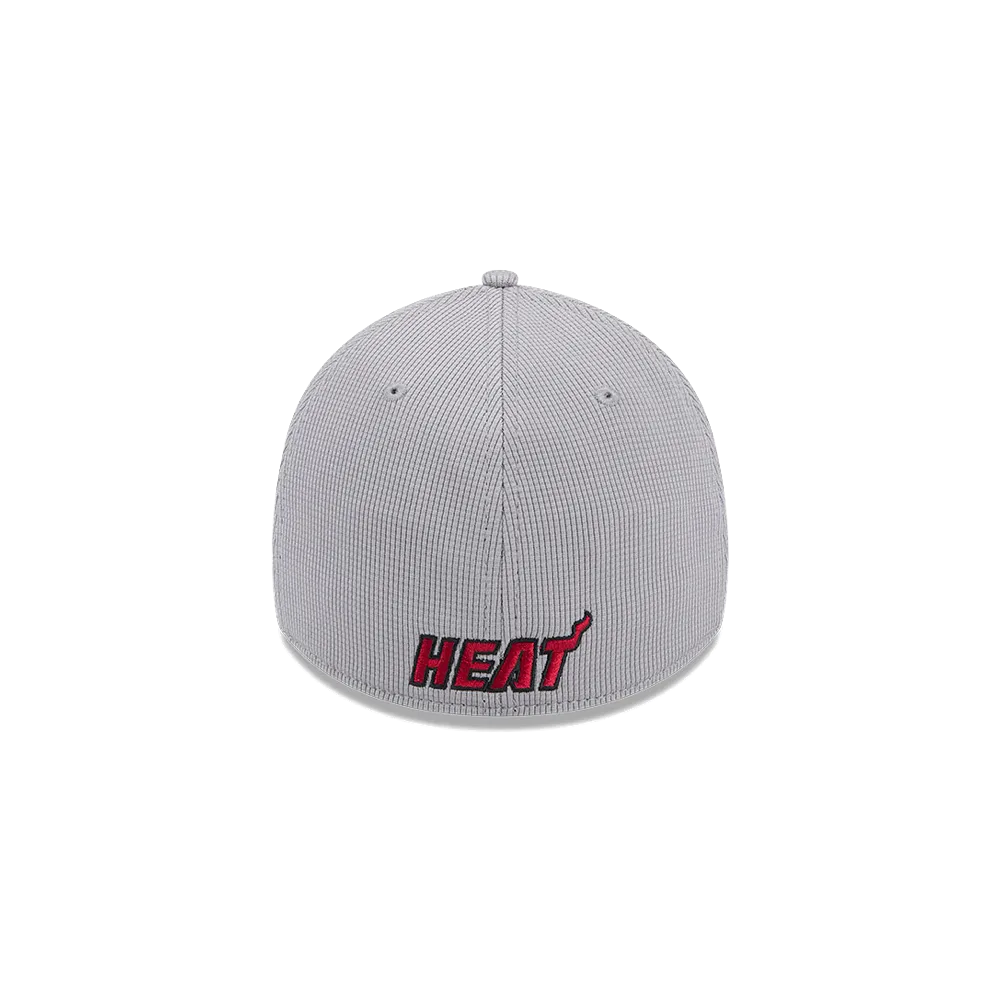 New Era Miami HEAT Grey Flex Fit Hat