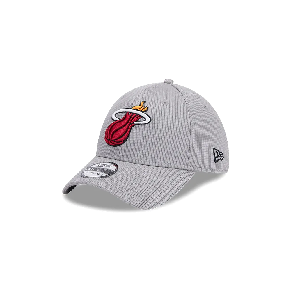 New Era Miami HEAT Grey Flex Fit Hat