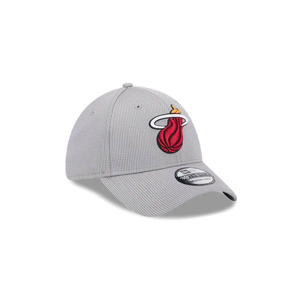 New Era Miami HEAT Grey Flex Fit Hat