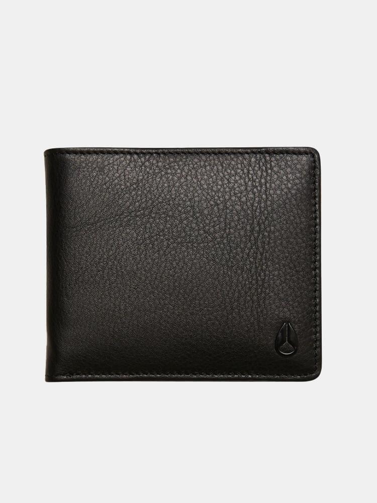 Nixon Pass Leather Coin Wallet - Black