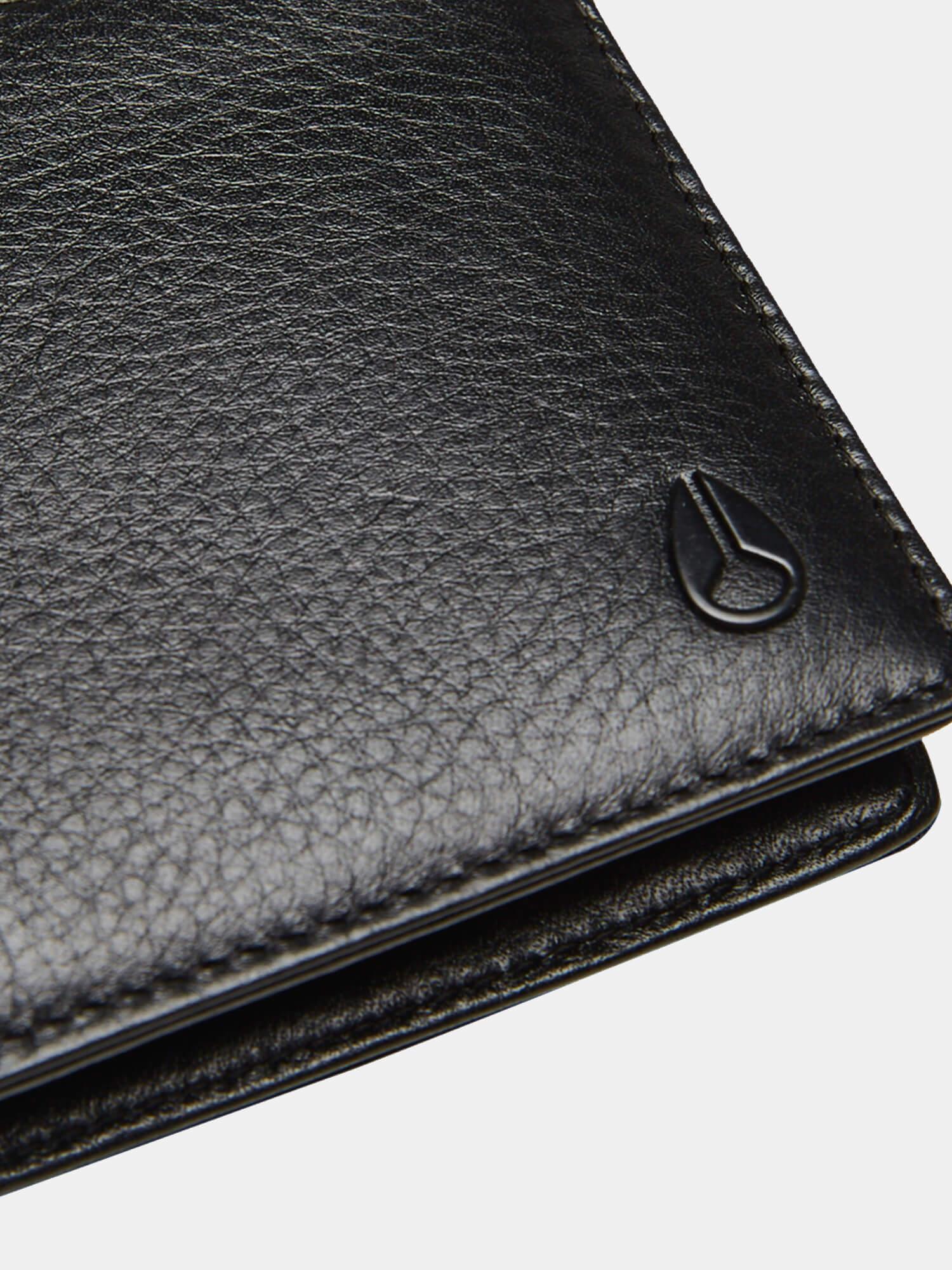 Nixon Pass Vegan Leather Wallet - Black