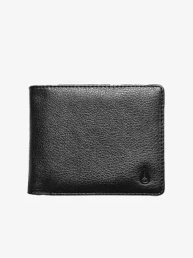 Nixon Pass Vegan Leather Wallet - Black