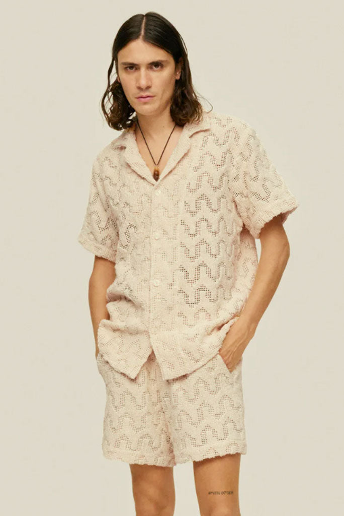 OAS ATLAS CUBA CROCHET SHIRT