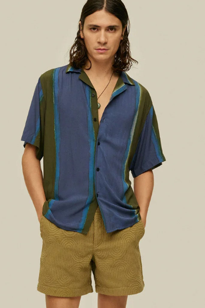 OAS MURKY MIST VISCOSE SHIRT