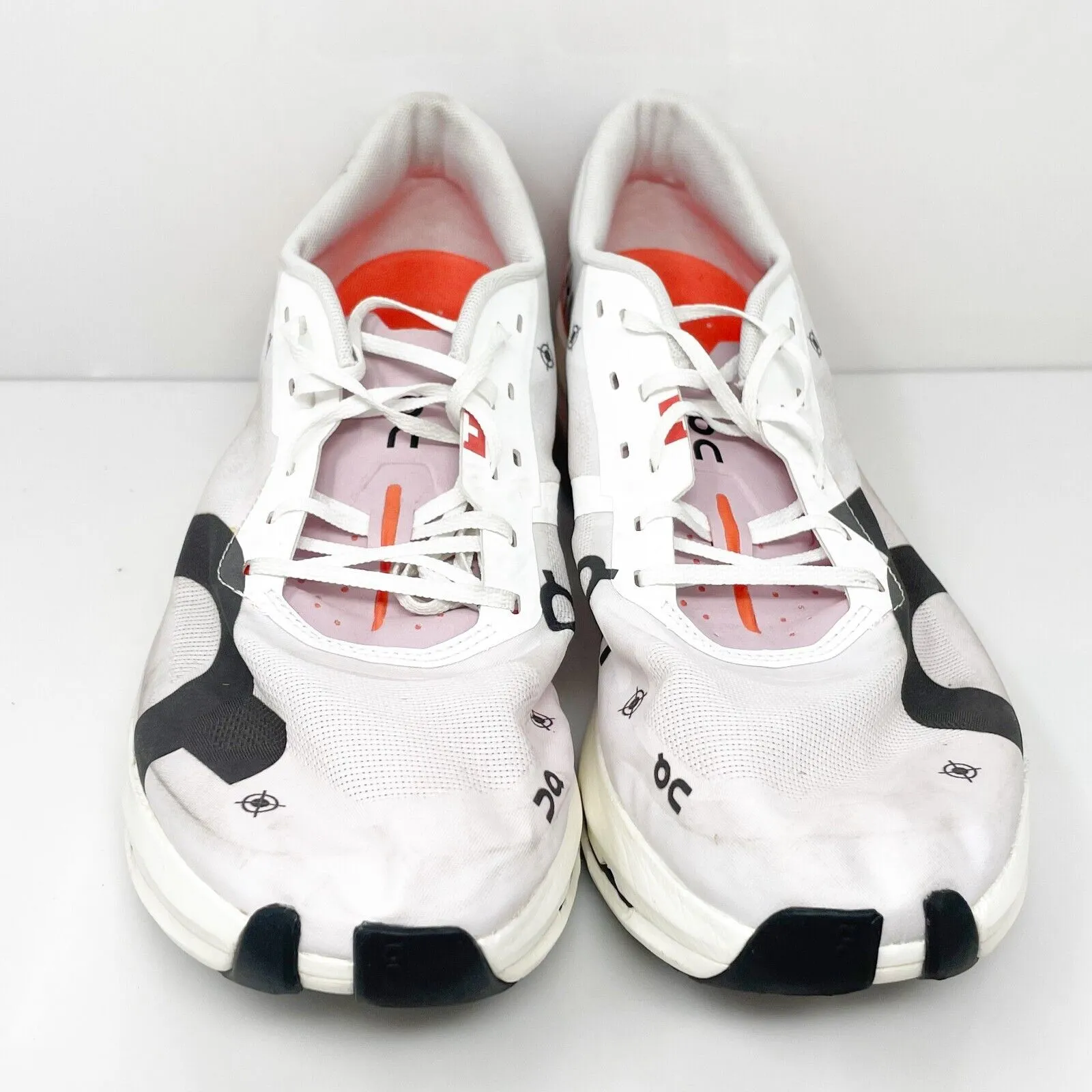 On Mens Cloudboom Echo 3 White Running Shoes Sneakers Size 11.5