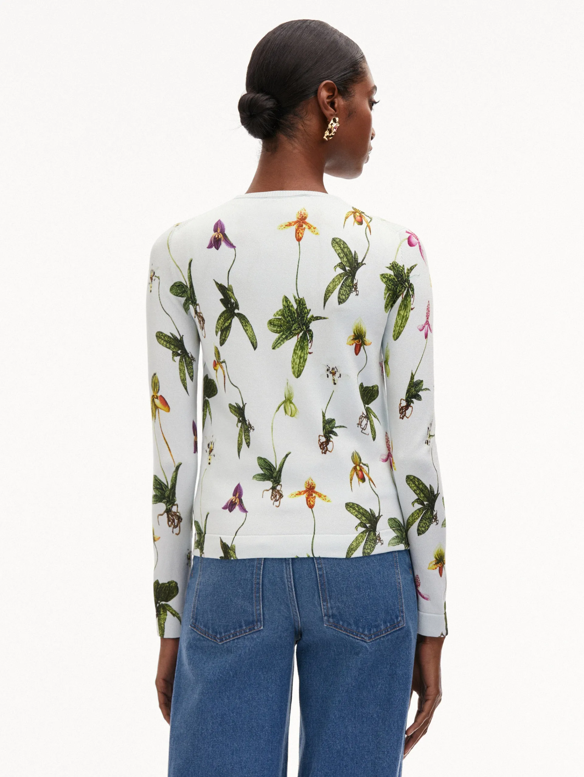 Orchid Printed Cardigan